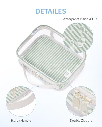 TSA Approved Clear Toiletry Bag for Travel