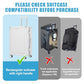 Clear Luggage Cover Protector with Front Pocket Zipper 26 Inch