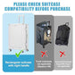 Clear Luggage Cover Protector with Front Pocket Zipper 30 Inch