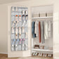 40 Large Pockets Over The Door Shoe Organizer
