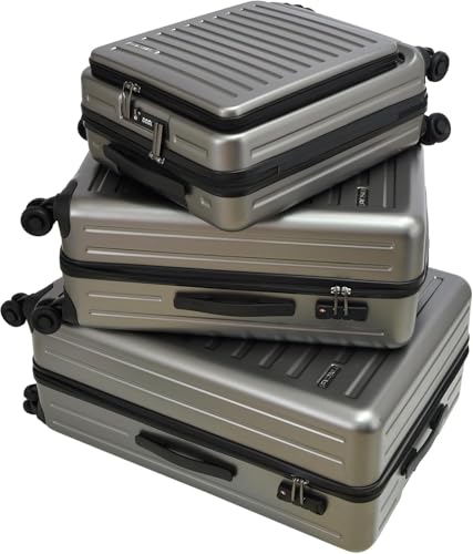 3Pcs (20/24/28) Luggage Set, Lightweight HardShell Suitcase with Wheels (3 Count)
