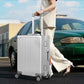 24Inch All Aluminum Check In Luggage Heavy Duty Hard Shell Suitcases with Spinner Wheels