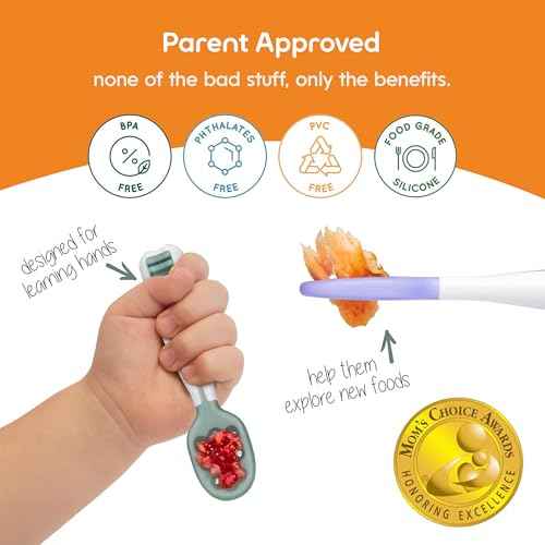 Baby Spoons Self Feeding 6 Months (4 Count)