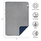 Large Waterproof Outdoor Blanket Thick Fleece 80" x 58"