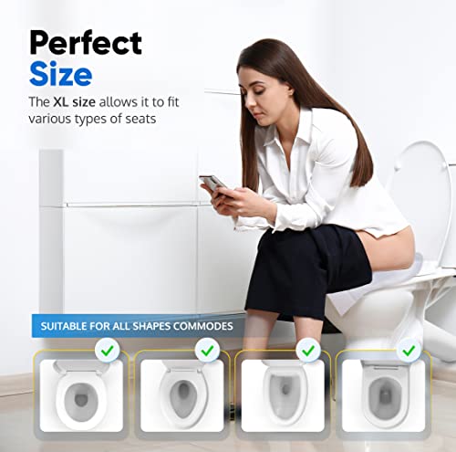 Toilet Seat Covers Disposable Flushable Travel Pack of 100 (100 Count)