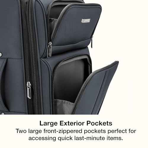 Anzio Softside Expandable Luggage with Spinner Wheels (2 Piece)