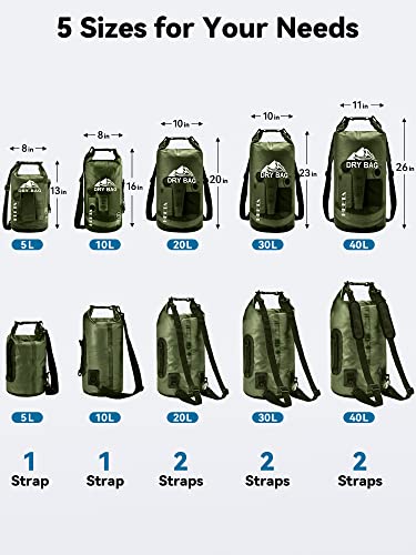 Dry Bag Waterproof Backpack with Phone Case