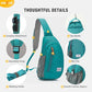 Anti Theft Crossbody Sling Bag RFID Travel Sling Backpack Lightweight Hiking Shoulder Chest Bag for Walking Work