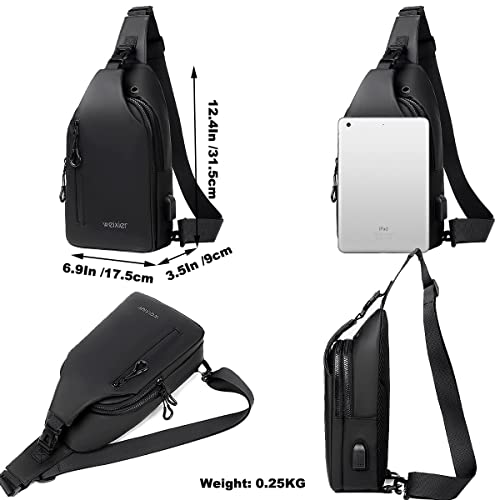 Waterproof Sling Bags Mens Anti