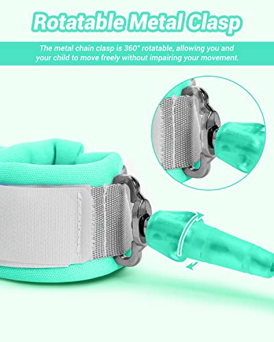 2 Pack Toddler Safety Leash with Key Lock Anti Lost Wrist Link