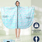 Waterproof Rain Poncho for Women Packable Hooded Raincoat with Pocket