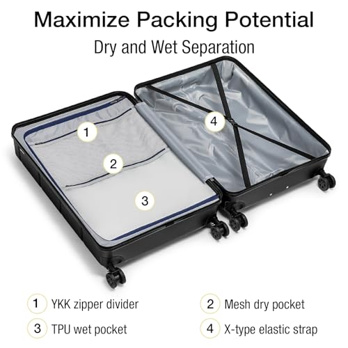 Luggage Sets 3 Piece Hardshell 20"