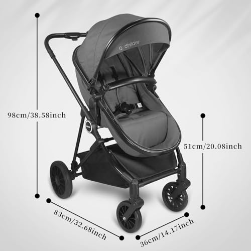 Lite 2.0 Baby Stroller with Newborn to Tollder Mode