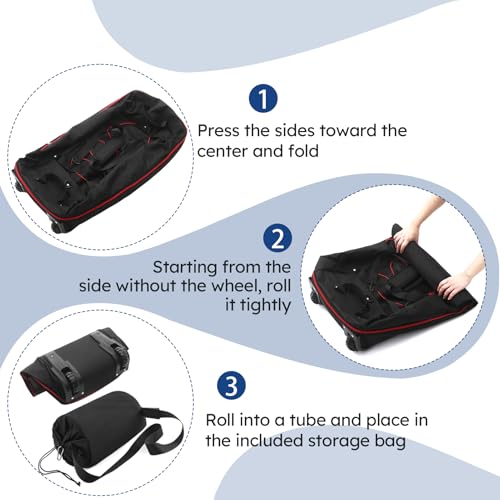 110L Expandable to 140L 32” Foldable Oxford Soft