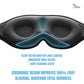 Sleep Mask with Earplugs & Zipper Bag 3D Memory Foam Eye Mask with Nose Support