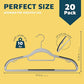 Plastic Clothes Hanger Set (20 Count)