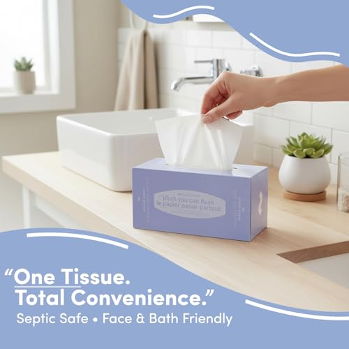 Septic Safe Tube Free Toilet Paper