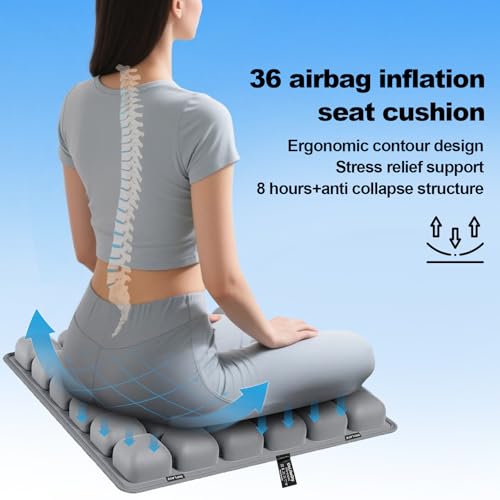 Grey Travel Seat Cushion