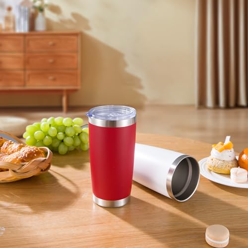 20 oz Tumblers Bulk Stainless Steel Tumbler with Lid (12 Count)