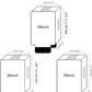 3 Piece Clear Luggage Cover Set Fits 20 24 28 Inch Suitcase Protector (3 Count)