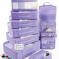 10 Set Packing Cubes for Travel Essentials (99 Count)
