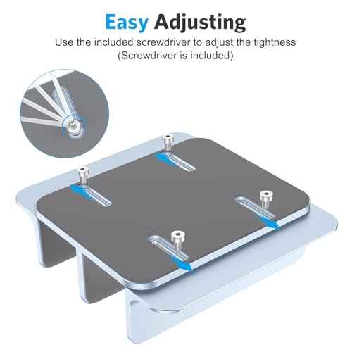 Dual Vertical Desk Laptop Stand Holder