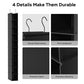 2 Pack 10 Tier Foldable Hanging Shoe Organizer Black