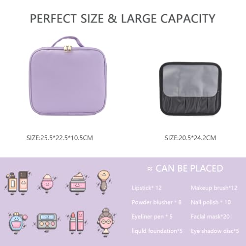 Makeup Bag with Led Mirror