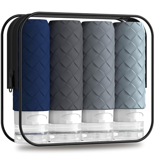 Travel Bottles for Toiletries (4 Count)