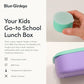 Bento Style Silicone Lunch Box Set