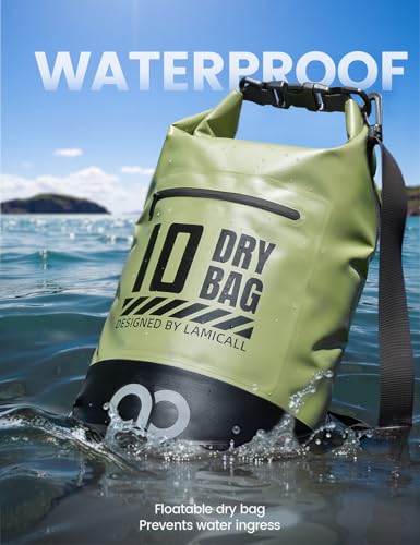 Dry Bag Waterproof Backpack with Phone Pouch 5L