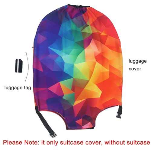 Thicker Travel Luggage Covers with Luggage Tag For Suitcase Tsa Approved