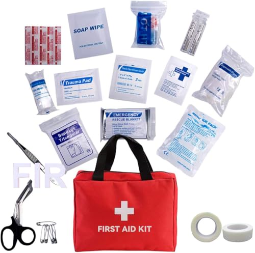 2 Pack Nylon First Aid Empty Kit (2 Count)