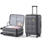 24 Inch Checked Luggage Hardside Suitcase Top Opening