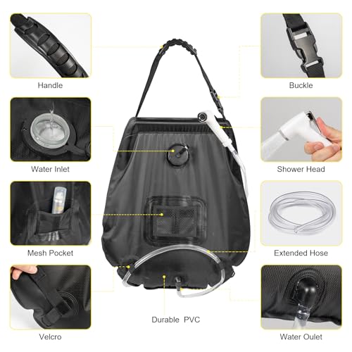 Portable Camping Bathroom Shower Tent Kit