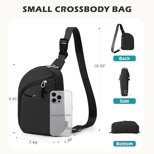 Anti Theft Crossbody Travel Bag for Women Men