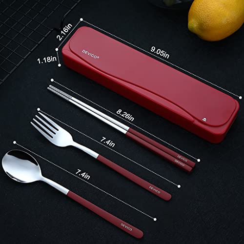 Travel Utensils with Case (4 Count)