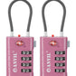 TSA Approved Luggage Locks with Search Alert Indicator (2 Count)