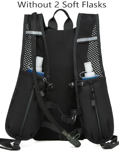 Insulated Hydration Pack Hiking Water Backpack Running Vest with 3L TPU Bladder Bag for Marathon Cycling Men