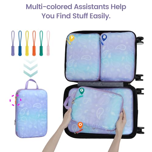 Compression Packing Cubes for Travel (5 Count)