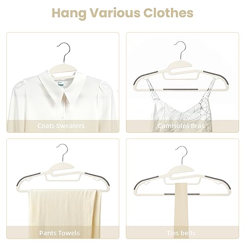 Plastic Hangers 50 Pack with Non (50 Count)