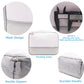 9 Piece Gray Travel Organizer Set with 4 Packing Cubes
