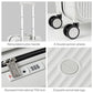 Underseat Carry on Luggage 16 Inch Hardshell PC Suitcase with Spinner Wheels TSA Lock for Travel