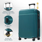 Luggage Sets Durable Hardshell 3 Piece Suitcase with Bags (5 Count)