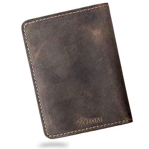 Standard Full Grain Crazy Horse Leather Passport Holder