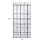 35 Pockets Over the Door Shoe Organizer