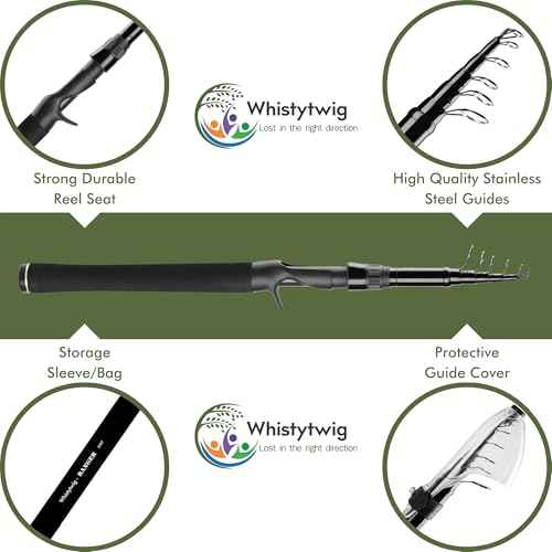 Carbon Fiber Telescopic Fishing Rod 7.2ft