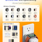 2PCS) 3-in-1 Portable Apple Watch Charger Fast Charging，25W Wireless Magnetic Foldable iWatch Charger Block，PD Travel Essentials Block for iWatch Ultra/SE/ 10/9/ 8/7/ 6，iPhone 17/16/ 15 Series