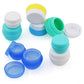 Travel Containers Sets Silicone & PP Cream Jars for Toiletries Empty Lotion Leak (9 Count)