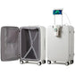 Large Checked Luggage with Cup Phone Holder and Charger Hard Shell Suitcases with Spinner Wheels